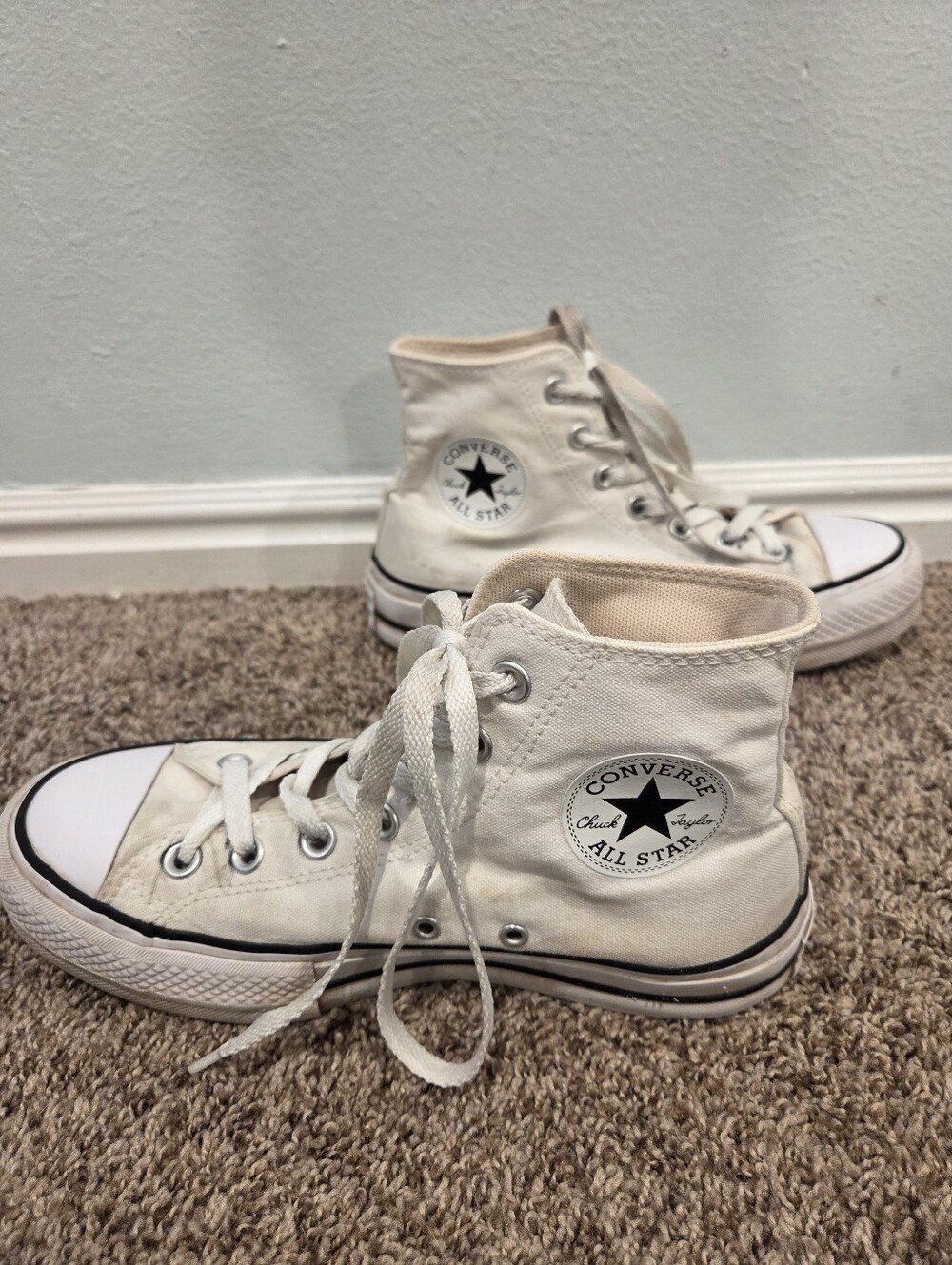 White Platform Converse - Picture 2 of 14